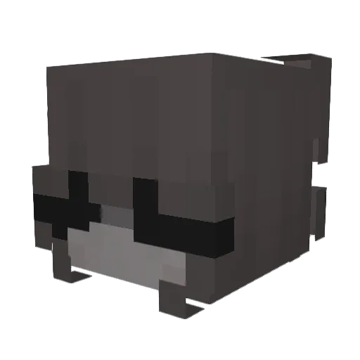emsza Minecraft avatar head, 3D render