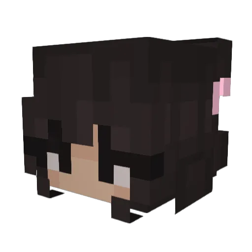 emtreesha Minecraft avatar head, 3D render