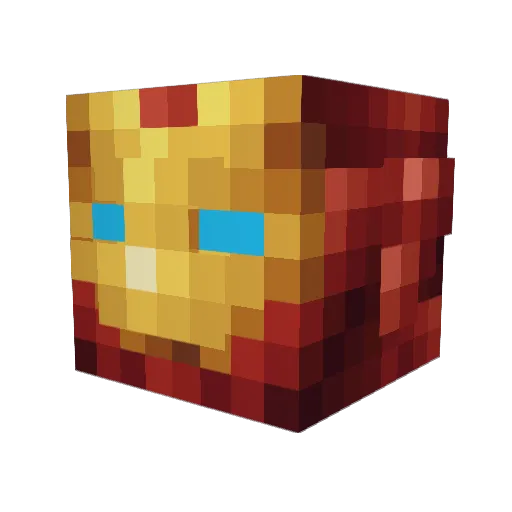 emtric Minecraft avatar head, 3D render