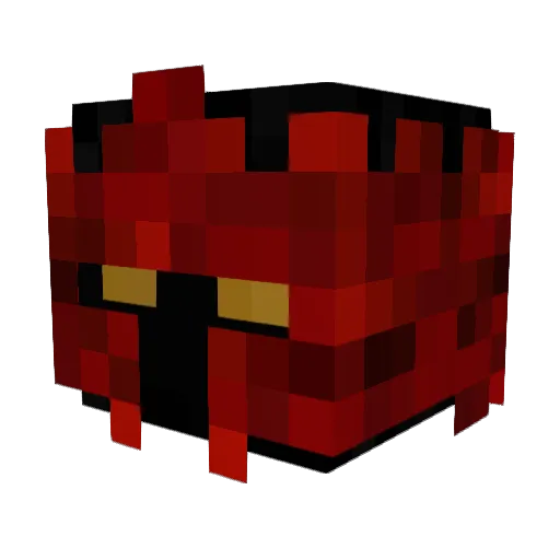 emucanfly Minecraft avatar head, 3D render
