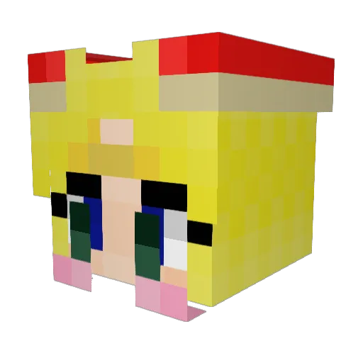 emucore Minecraft avatar head, 3D render