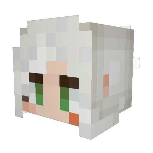 emylka22 Minecraft avatar head, 3D render