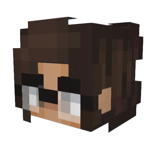 emythedumbsheep Minecraft avatar head, 3D render