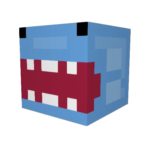 emz0802 Minecraft avatar head, 3D render