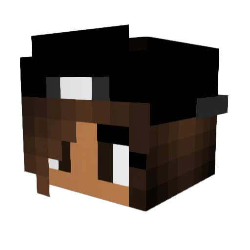 emzilla15 Minecraft avatar head, 3D render