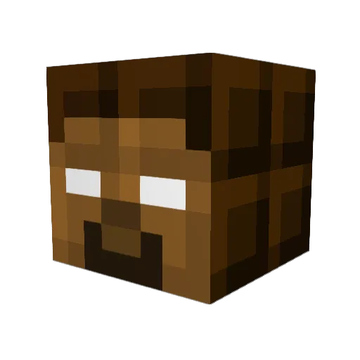 emzothegreat Minecraft avatar head, 3D render