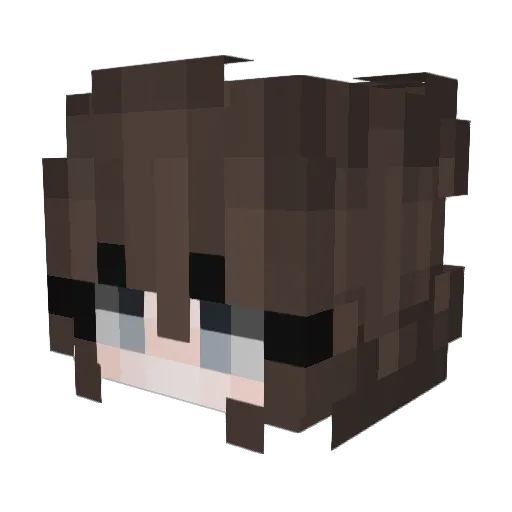 emzz01 Minecraft avatar head, 3D render