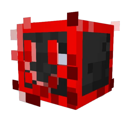 en__xu Minecraft avatar head, 3D render