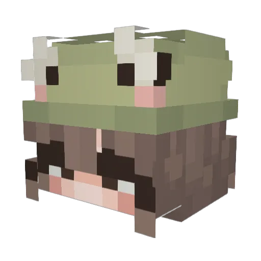 enalein04 Minecraft avatar head, 3D render