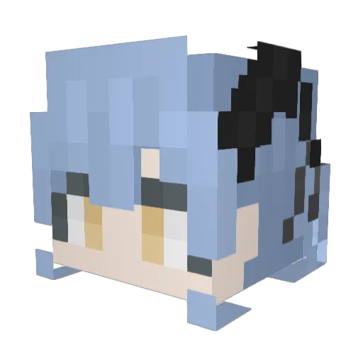 enanan_430 Minecraft avatar head, 3D render