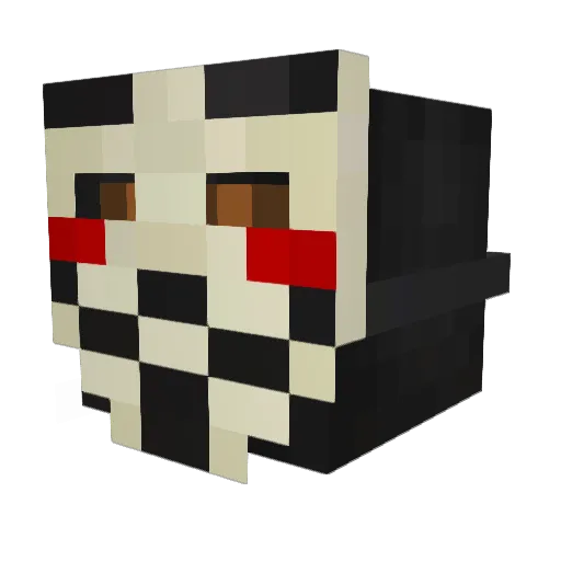 enayet123 Minecraft avatar head, 3D render