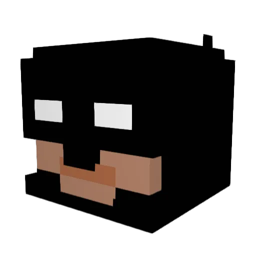 enbeear Minecraft avatar head, 3D render
