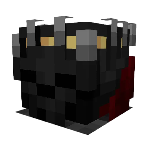 enc2 Minecraft avatar head, 3D render