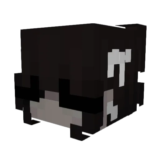 encasings Minecraft avatar head, 3D render