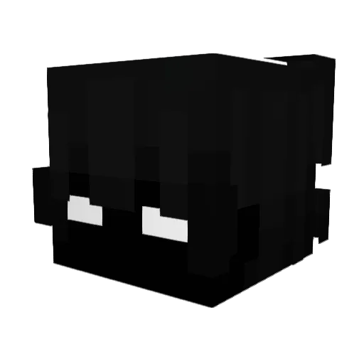enchente Minecraft avatar head, 3D render