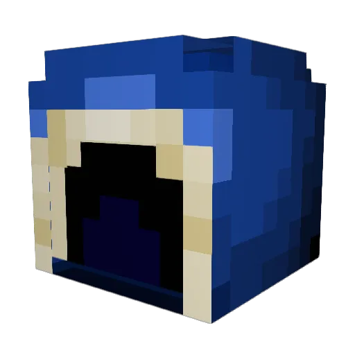 enchxnted_MC Minecraft avatar head, 3D render