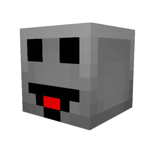 encorer98 Minecraft avatar head, 3D render