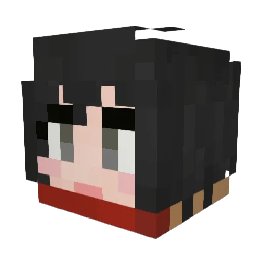 encounter_one Minecraft avatar head, 3D render