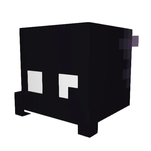 end_existence_ Minecraft avatar head, 3D render