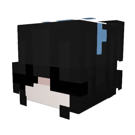 endeerr Minecraft avatar head, 3D render