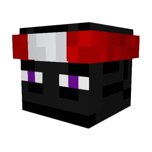 ender1000 Minecraft avatar head, 3D render