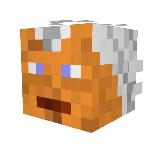 ender1200 Minecraft avatar head, 3D render