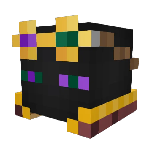 enderMAN7888 Minecraft avatar head, 3D render