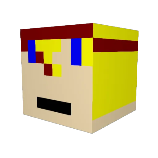 ender_guy23 Minecraft avatar head, 3D render