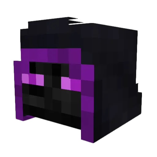 ender_kn1ght Minecraft avatar head, 3D render