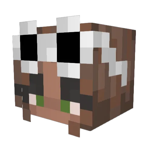 enderbee3 Minecraft avatar head, 3D render