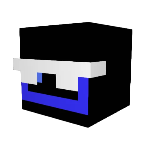 enderblaze6969 Minecraft avatar head, 3D render