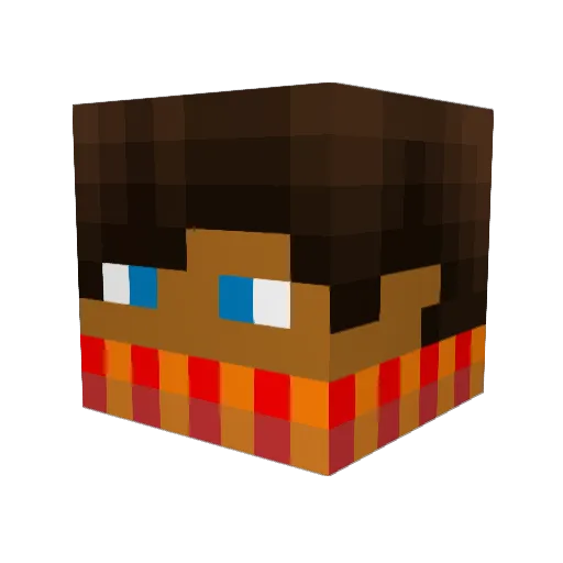 enderboy528 Minecraft avatar head, 3D render
