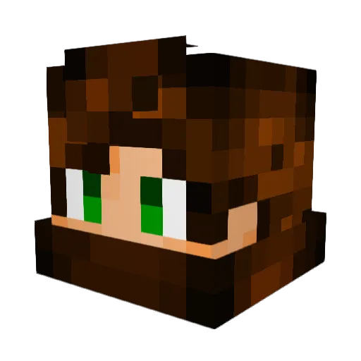 enderbro0105 Minecraft avatar head, 3D render