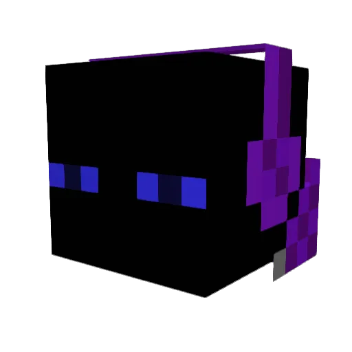 endercreez Minecraft avatar head, 3D render