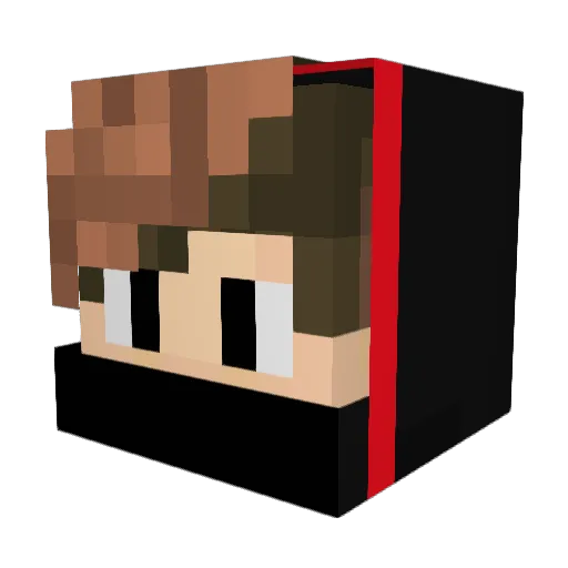 enderdrache190 Minecraft avatar head, 3D render
