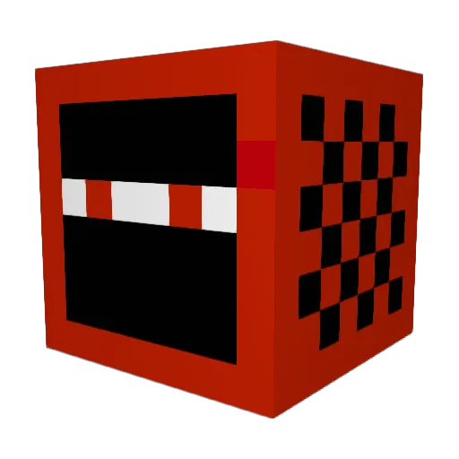 enderdragoneater Minecraft avatar head, 3D render