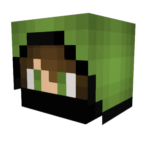 endergraham33 Minecraft avatar head, 3D render