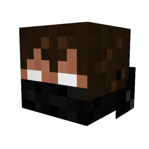 enderhunter48 Minecraft avatar head, 3D render