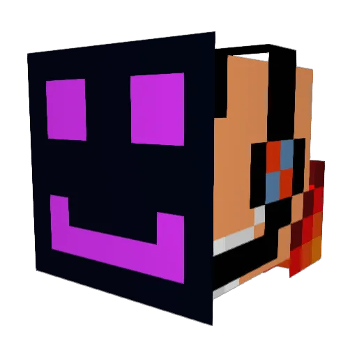 enderjam16 Minecraft avatar head, 3D render