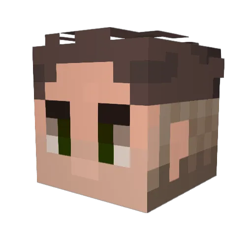 enderkarl009 Minecraft avatar head, 3D render