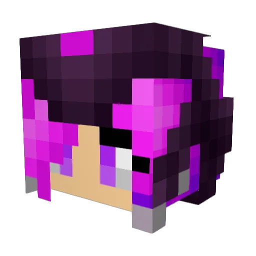 enderlady1986 Minecraft avatar head, 3D render