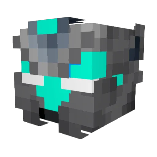 enderman1016 Minecraft avatar head, 3D render