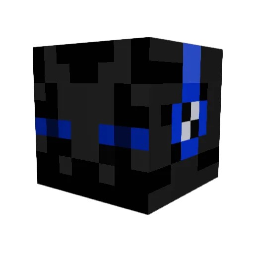 enderman1956 Minecraft avatar head, 3D render