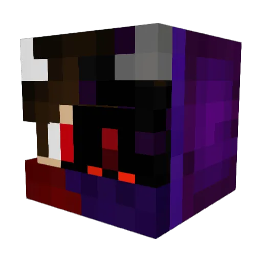 enderman4350 Minecraft avatar head, 3D render