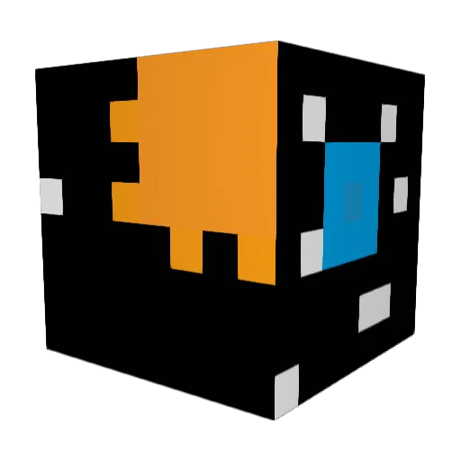 enderman45 Minecraft avatar head, 3D render