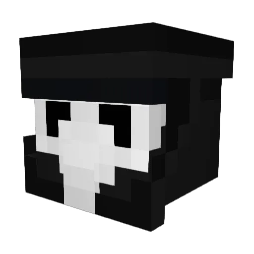 enderman78 Minecraft avatar head, 3D render