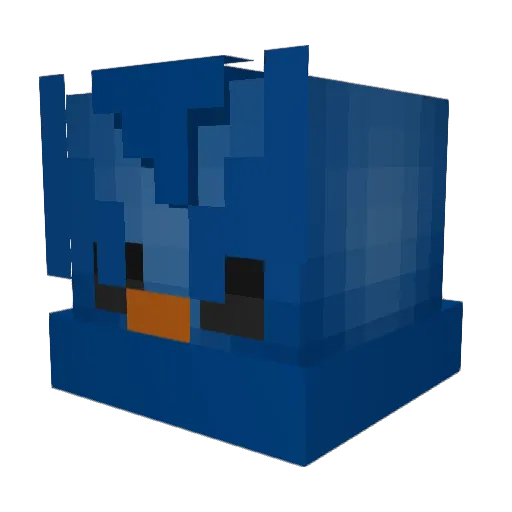 enderman_assain7 Minecraft avatar head, 3D render
