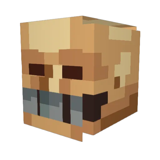 endermanboi Minecraft avatar head, 3D render