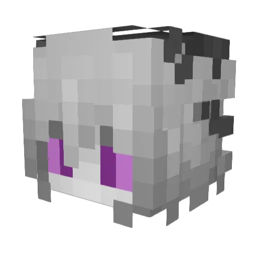 endermanc900 Minecraft avatar head, 3D render