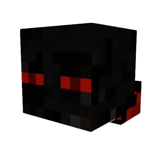 endermax3 Minecraft avatar head, 3D render